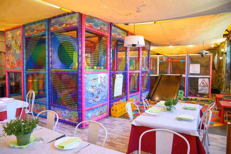 Parco giochi interno riscaldato del Ristorante EUR