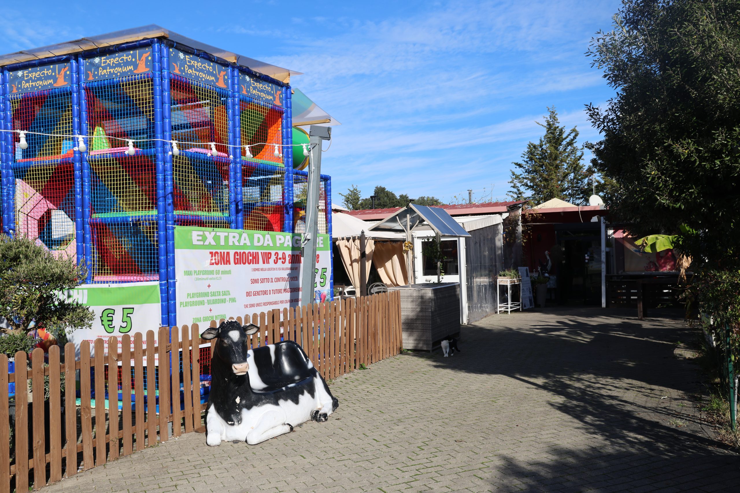 Area giochi esterna del Ristorante EUR